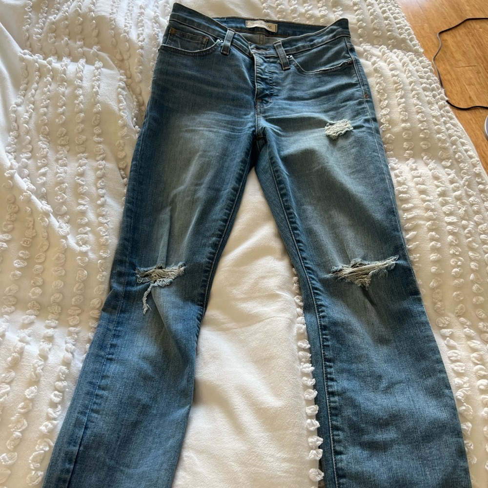 Women’s Madewell Jeans 9” High rise skinny size 25